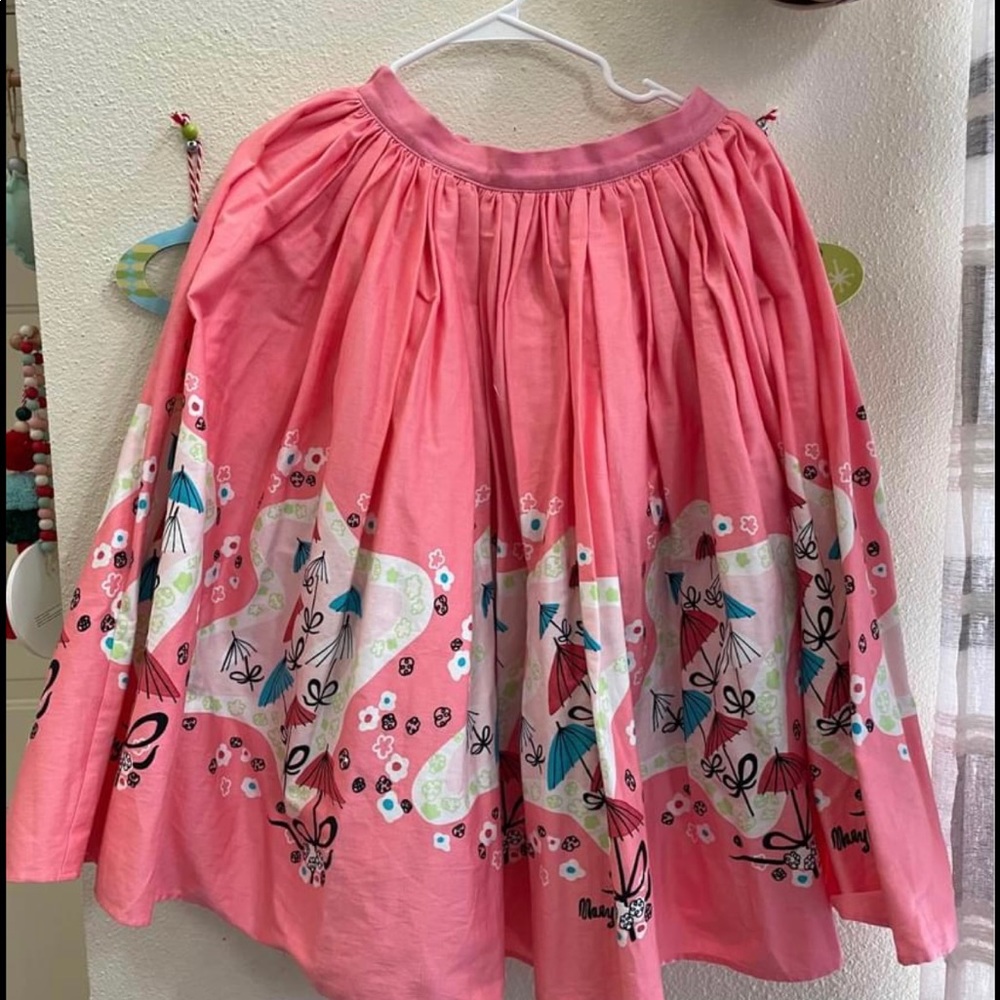 PUG MARY BLAIR Umbrella Print skirt